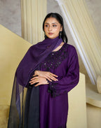 Bint e Libaas Royal Amethyst Daily Wear 3 Piece Kurta Set