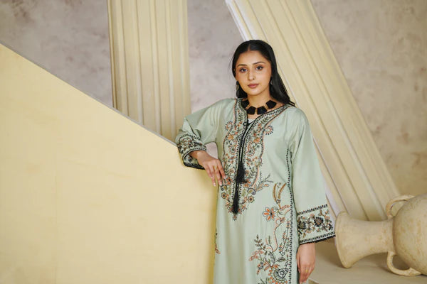 Bint e Libaas Premium Linen Embroidered Suit