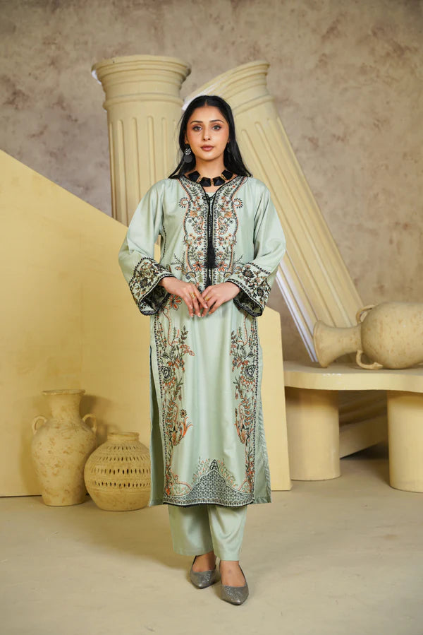 Bint e Libaas Premium Linen Embroidered Suit