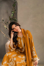 Musturd Embroidery 3pcs
