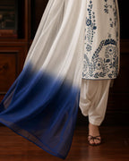 Bint e Libaas Luxury 3 Piece Linen Embroidered Suit