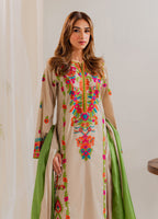 Multi Beige Emb 3Pc