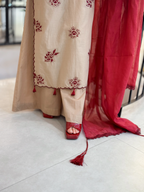 Crimson Bloom 3pc Suit