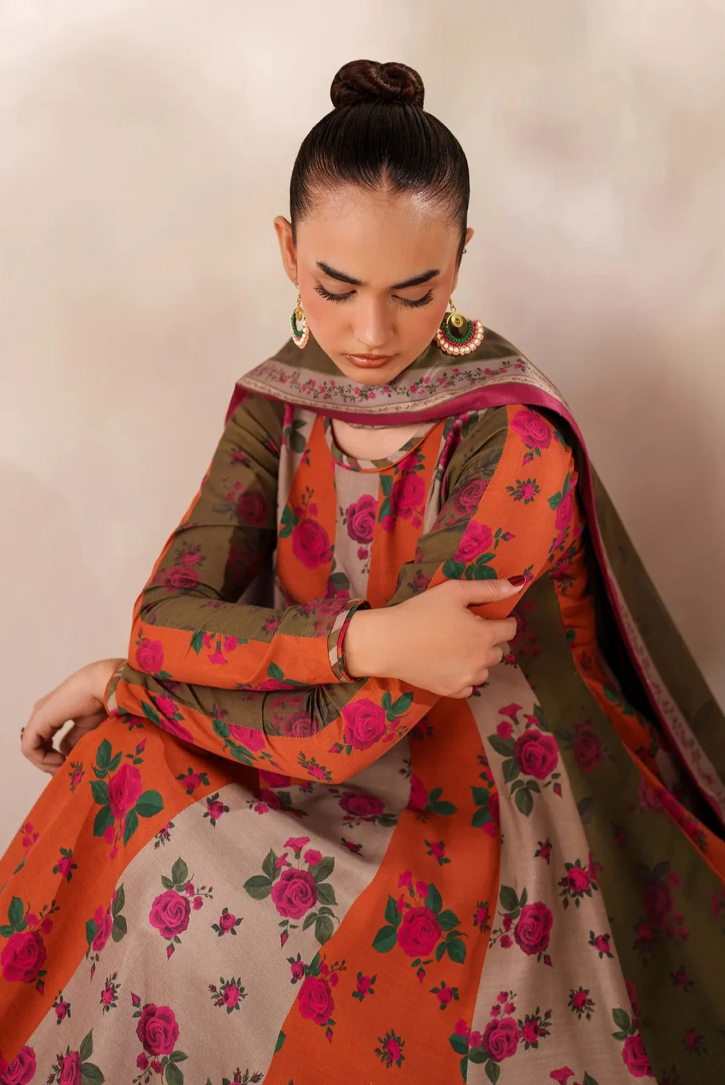Sunset Frock 3Pc Suit